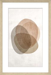 Obraz w tonacji beżu passe-partout 60x90 cm Z30483