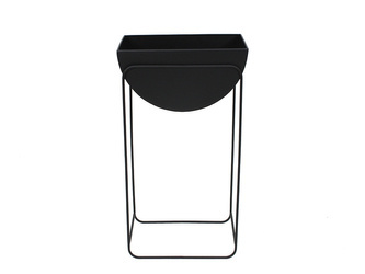 Czarny kwietnik z doniczką 35.5x22x64 cm TOYJ23-018