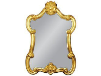 Ozdobne złote lustro 61x91 cm  PU039B