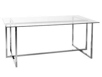 Minimalistyczny nowoczesny szklany stół 190x90x74 cm T017