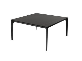 Nowoczesny stolik kawowy blat matowy marmur 90x90x46 cm CF209