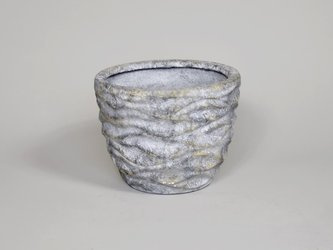 Donica ogrodowa struktura imitująca kamień Ø33x26 cm2027/1