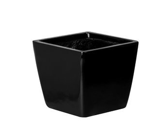Czarna donica 30x30x26 cm 2164/1