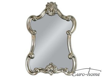Barokowe srebrne lustro 79x113 cm PU-1-039B