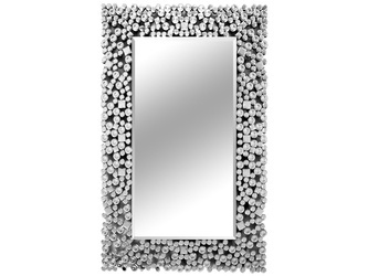Lustro z kryształkami w stylu glamour 80x120 cm 16JZ03