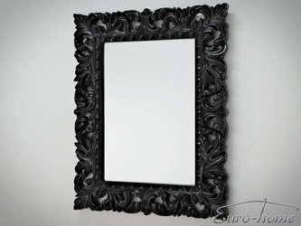 Lustro w czarnej oprawie 80x100 cm PU058 
