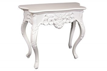 Biała drewniana konsola 83x37x74 cm M58-1