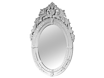 Lustro w lustrzanej szlifowanej ramie  66x106 cm 12VTM019 