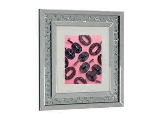 Lustrzana ramka z kryształkami 51x46 cm 16JZ34-1 