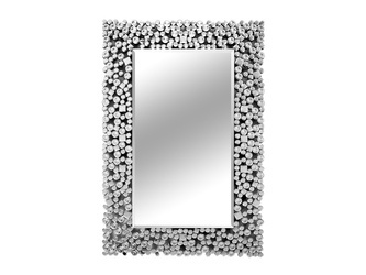 Lustro z kryształkami w stylu glamour 80x100 cm 16JZ03o