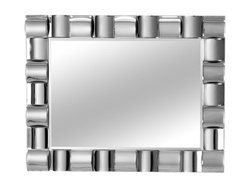 Lustro w ramie z giętego szkła 81x104 cm 16JZ19