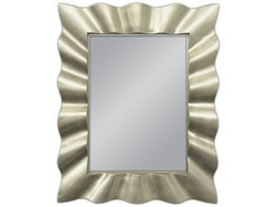 Lustro w promienistej srebrnej 80x100 cm PU117