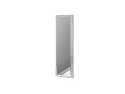 Nowoczesne lustro w srebrnej ramie 23 x 83 cm 12F-390