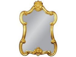 Ozdobne złote lustro 61x91 cm  PU039B