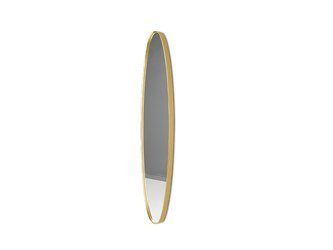 Podłużne lustro w złotej ramie 25x119x4 cm 16F-572