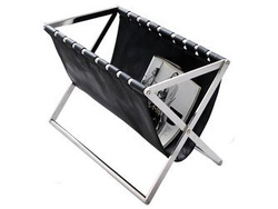 Skórzany elegancki gazetownik 49x36x44 cm JJ1010B