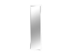 Nowoczesne fazowane lustro w białej ramie 60x160 cm 12F-390