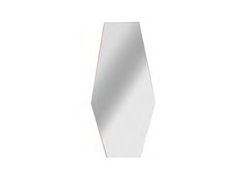 Drewniane lustro naturalny dąb 40x85 cm 22327