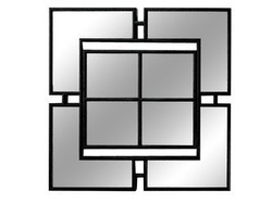 Lustrzana kwadratowa dekoracja 80x80 cm PU391B