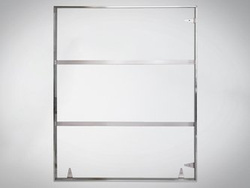 Srebrna oprawa obrazu wykonana z polerowanej stali nierdzewnej 91x121 cm TH12