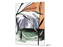 Obraz akwarela liście 102x142 cm TOIR22717