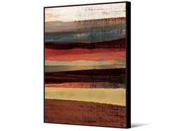 Nowoczesny obraz w kolorach wenge 82x122 cm TOIR22798