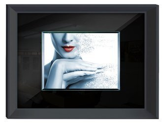 Obraz kobieta usta i dłonie  80x60 cm S70200 outlet