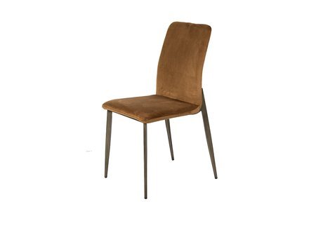 OUTLET Nowoczesne welurowe krzesło 45x53x90 cm Y211